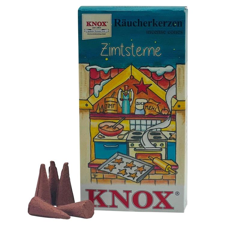 KNOX-Räucherkerzen Weihnachtsbäckerei, Zimtsterne KNOX-Räucherkerzen Weihnachtsbäckerei, Zimtsterne