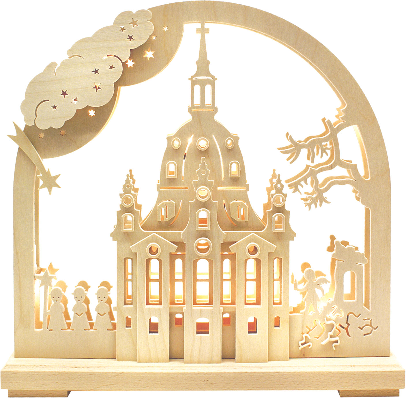Arco luminoso pequeño, Iglesia de Nuestra Señora de Dresde