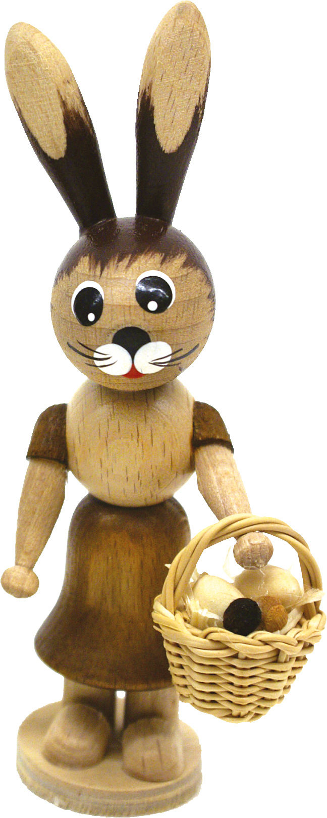 Rabbit girl, nature, basket