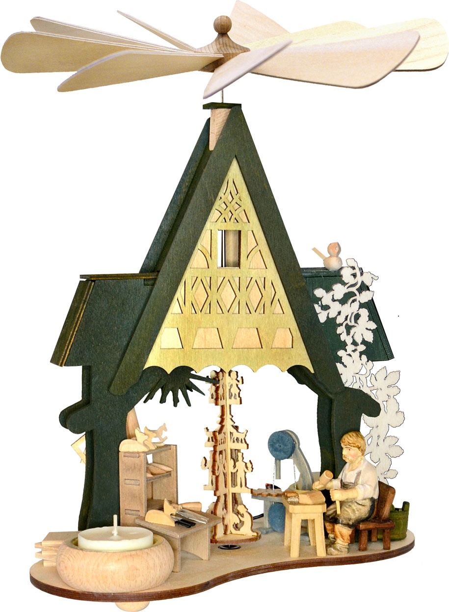 House pyramid, half-timbered house, craft workshop