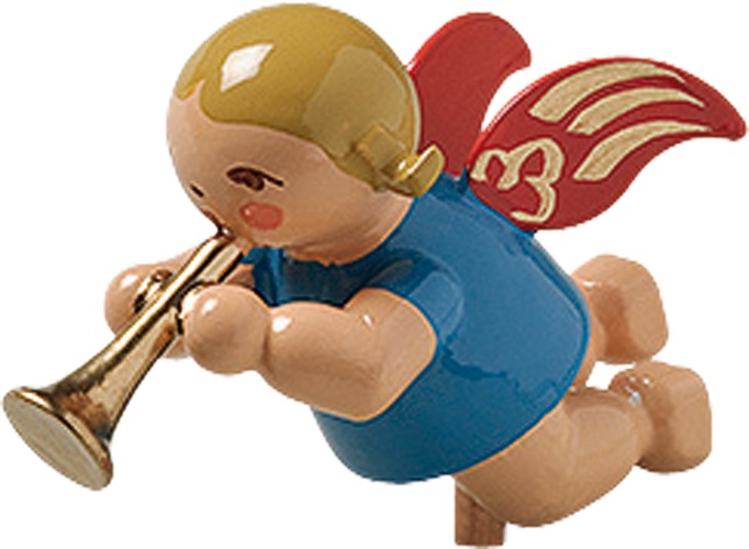 Engel blau für Orgel 636/OrM blondes Haar