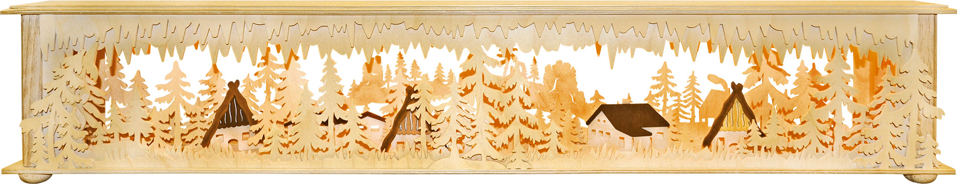 Room lamp, large, 4 houses in the forest