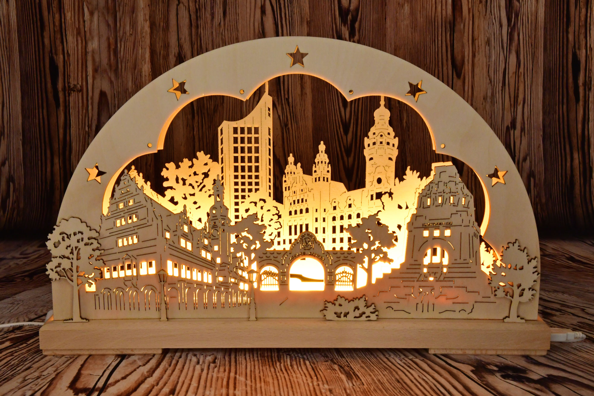 Small candle arch, Leipzig, LED strip