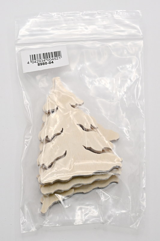 Bäumchen, 6 Stk, ca.6cm, im Folienbeute Bäumchen, 6 Stk, ca.6cm, im Folienbeute