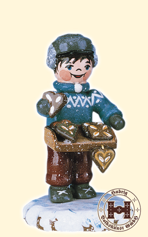 Winter child, delicious gingerbread