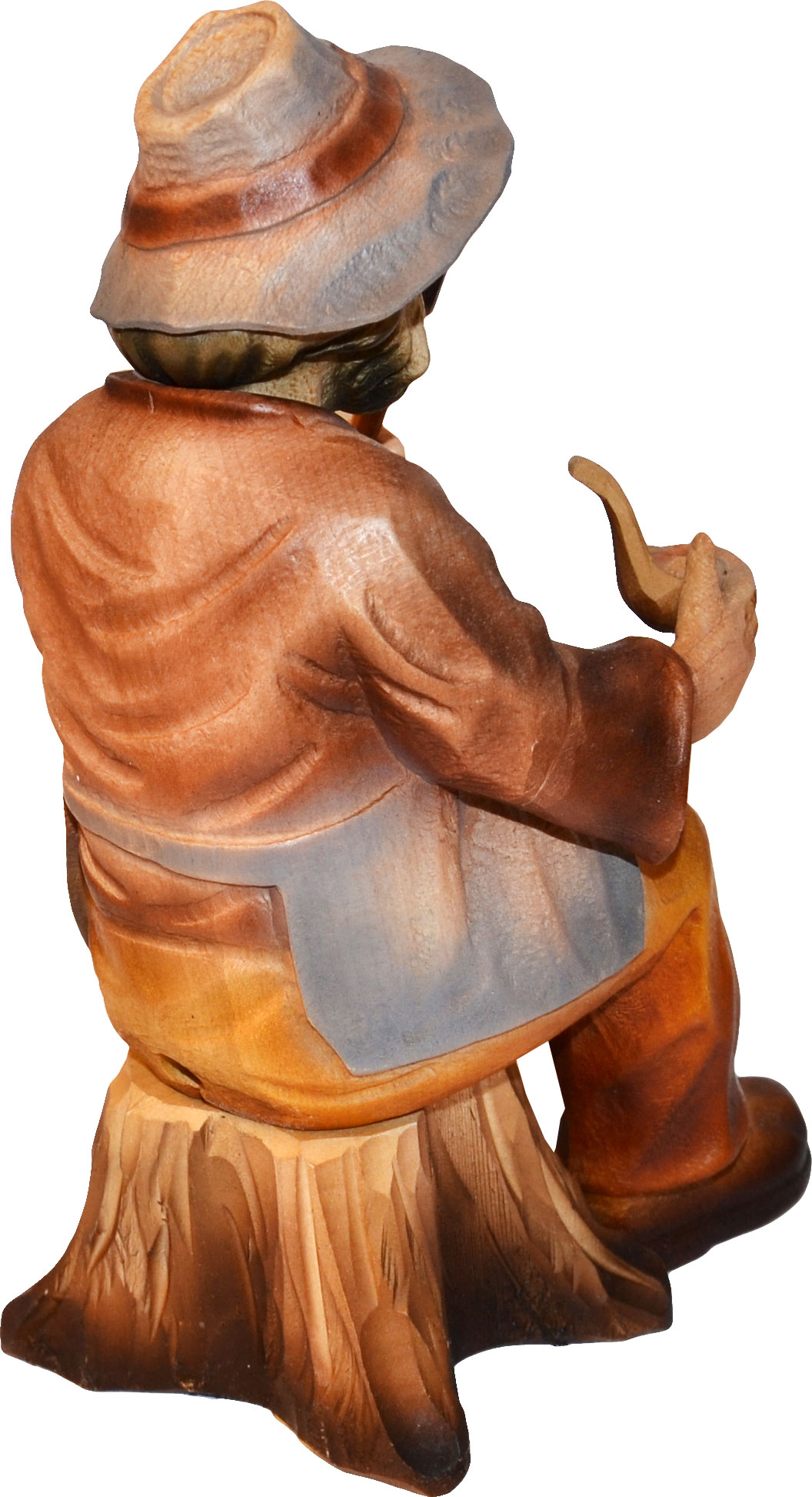 Räuchermann, geschnitzt & coloriert aus Massivholz