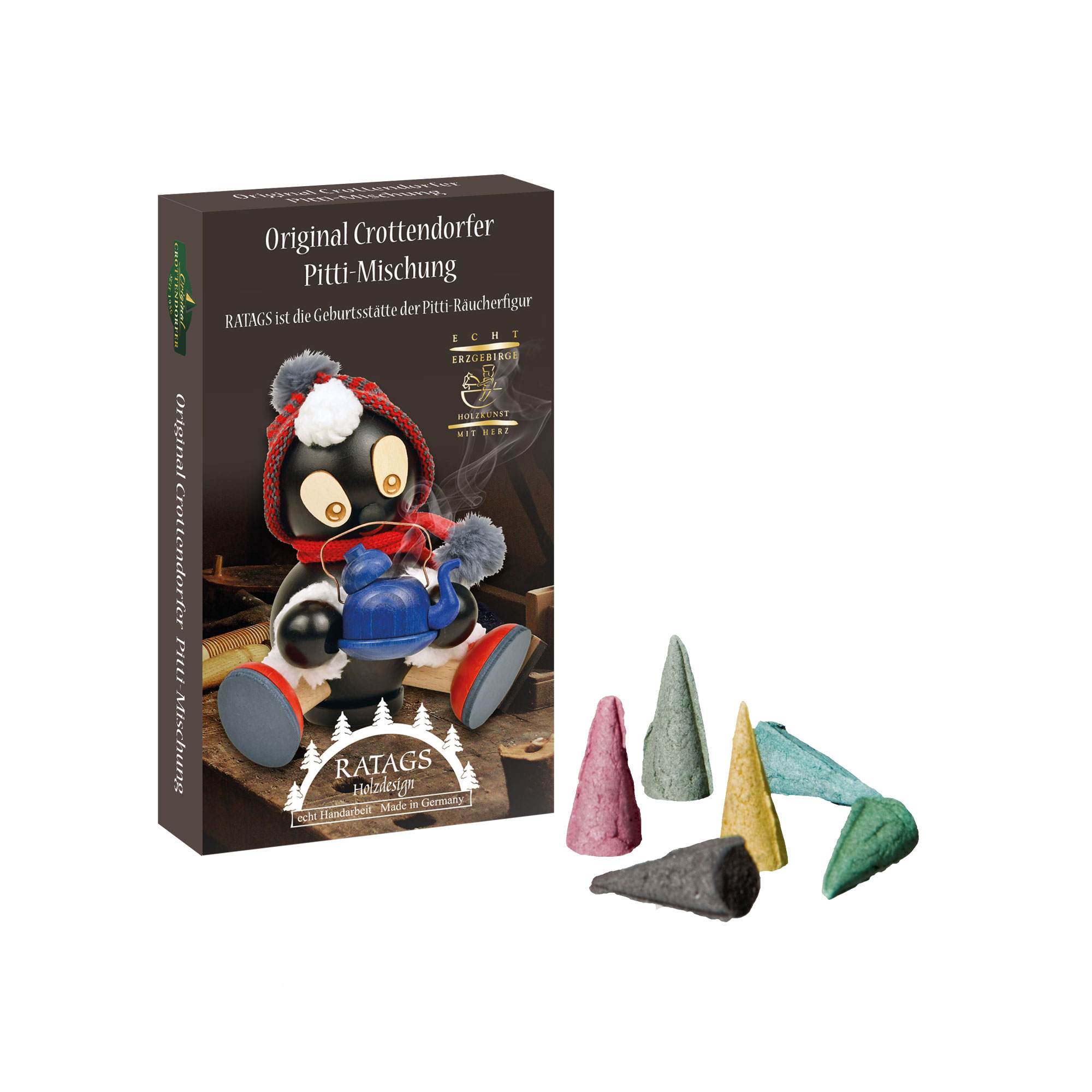 Incense cones Pitti mixture Colourful mixture