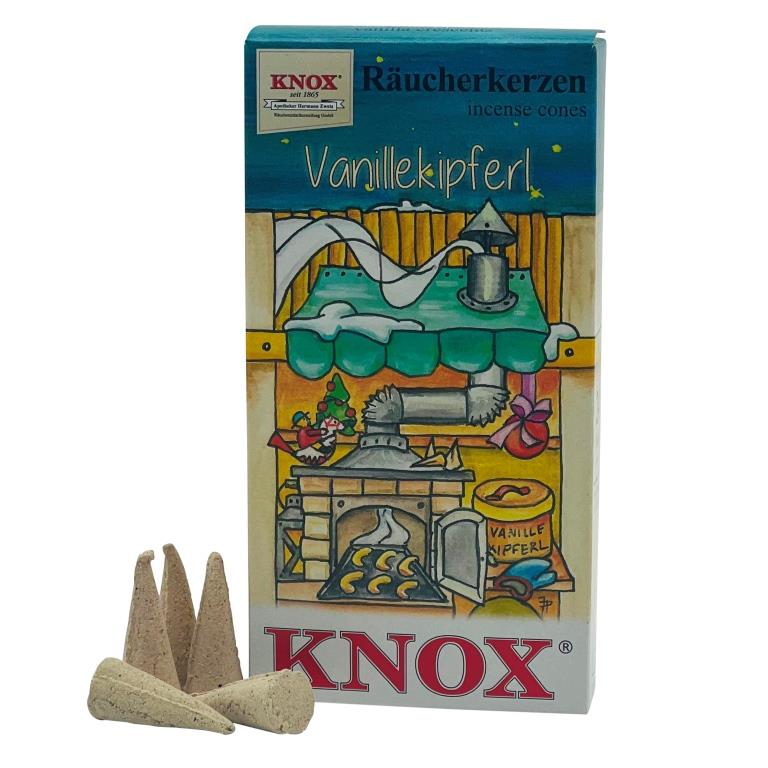 KNOX incense cones Christmas bakery, vanilla crescent cookies