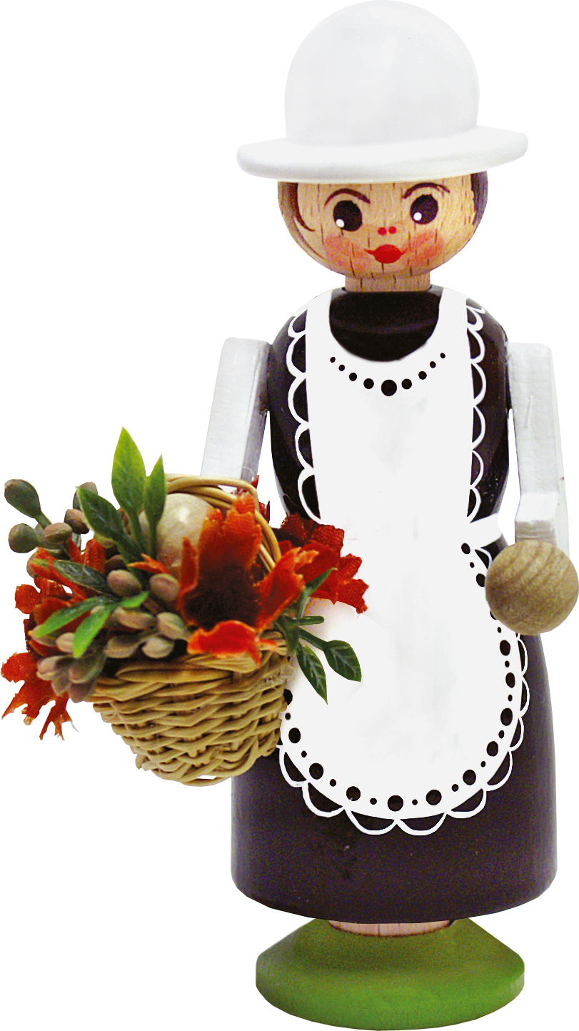 Blumenmädchen handbemalt Blumenmädchen handbemalt