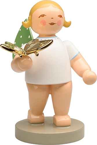 Träumer, Engel mit Schmetterling · vergo blondes Haar