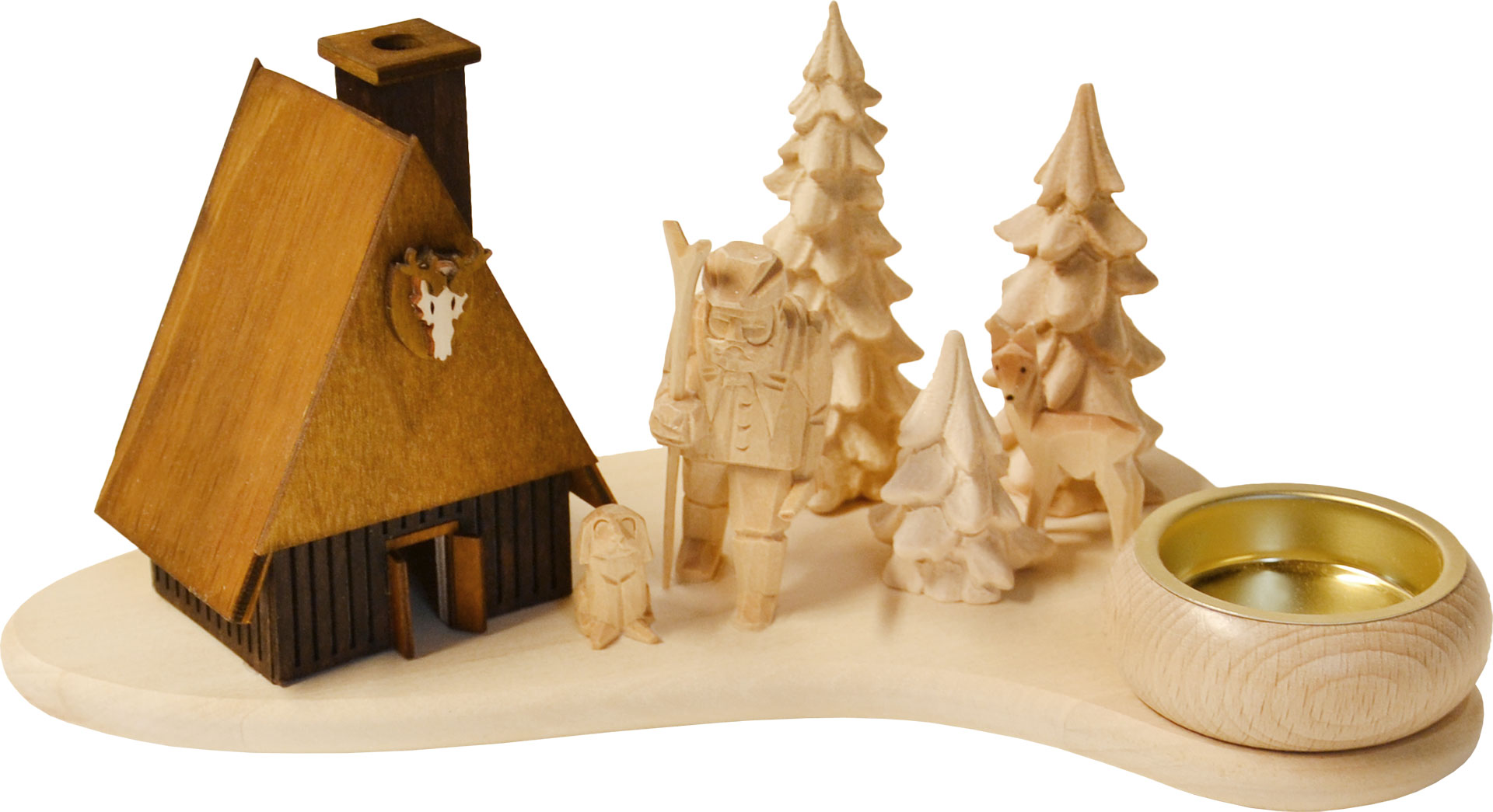 Light plates, incense houses, forest men